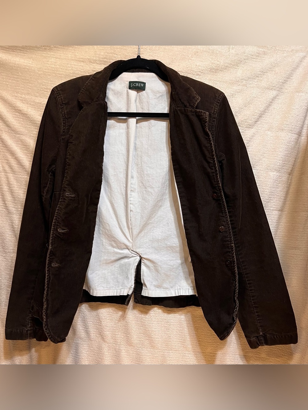 J.Crew Espresso Brown Corduroy Schoolboy Blazer Jacket - Picture 4 of 6